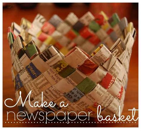 Image result for Basket Using Newspaper