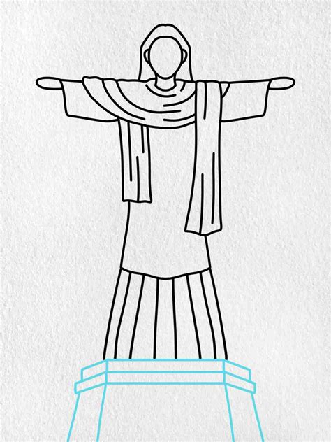How to Draw Christ the Redeemer - HelloArtsy