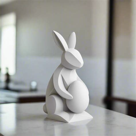 Modern Decorative Bunny Showpiece – Celestial Crafts