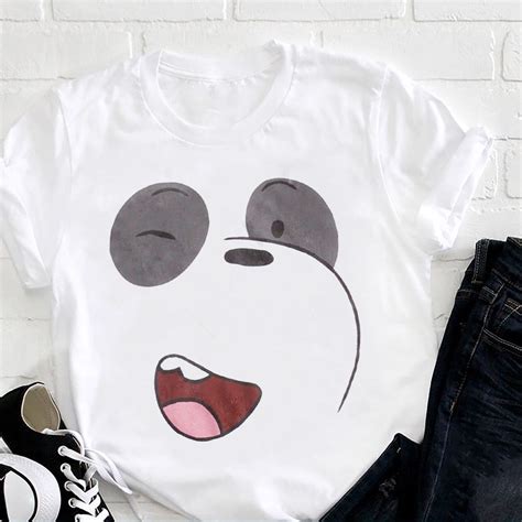 We Bare Bears Panda Face Pan Pan T-Shirt, We Bare Bears Shirt Fan Gifts ...