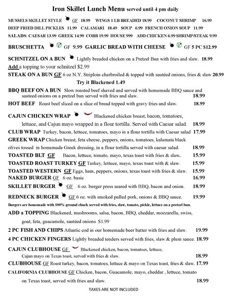 Wasaga Beach Restaurant – The Iron Skillet