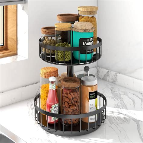 Lazy Susan Spice Rack