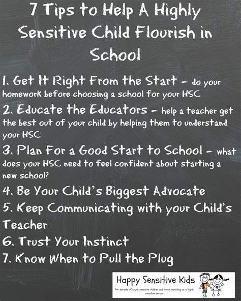 7 Tips To Help A Highly Sensitive Child Flourish In School