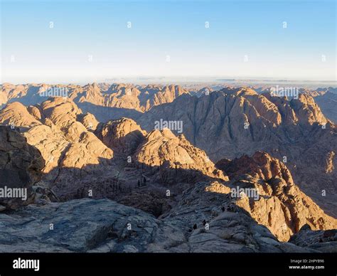 Photo of Sinai Mountain, Mount Moses, a mountain in the Sinai Peninsula ...