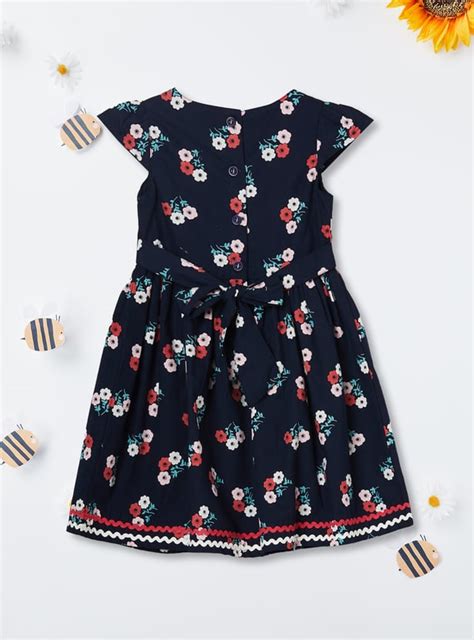Buy Girls Floral Print A-line Dress Online at just Rs. 599.0 ...
