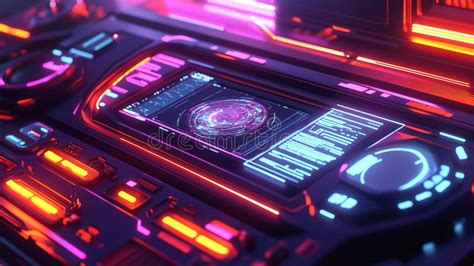 Image result for Cartoon Neon Light Control Panel