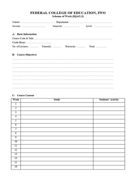 Scheme of Work Examples 的图像结果