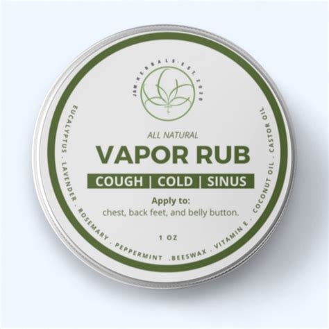 Organic Vapor Rub for Cold, Flu & Congestion Relief Safe for Infants 2 ...