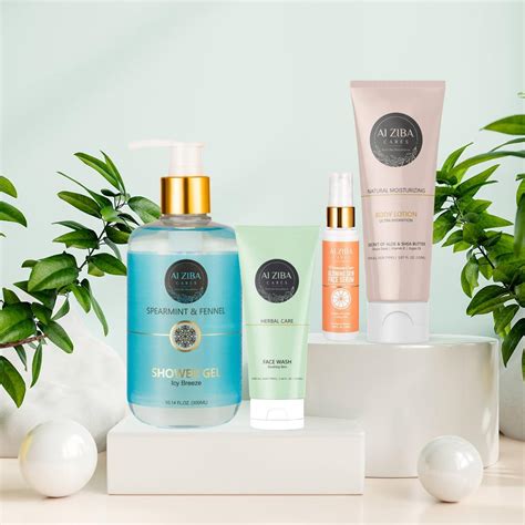 Glowing Skin Care Regimen Kit – ALZIBA CARES