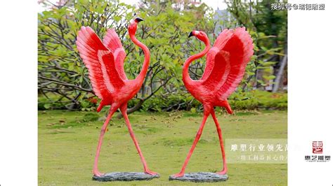 玻璃钢火烈鸟雕塑 景观动物雕塑 - 知乎