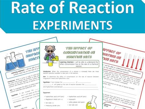 Image result for Reaction rate constant Reaction Rate Experiments