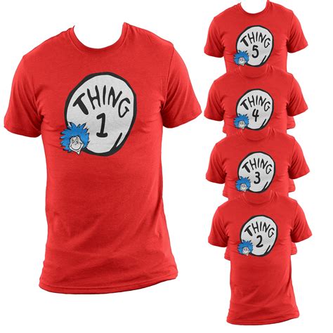 Cat In The Hat Thing 1 And Thing 2 Shirts