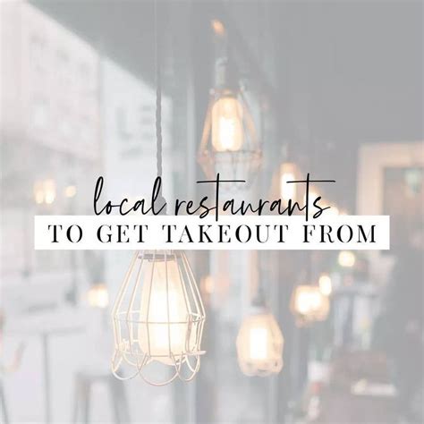 Support Local Restaurants: Pickup and Delivery Services