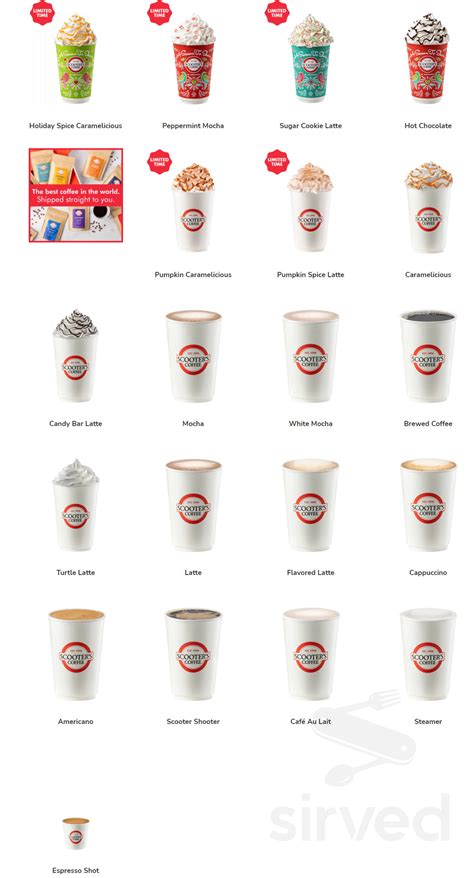 Scooter's Coffee Gray Menu at Mitchell Barclay-harvey blog