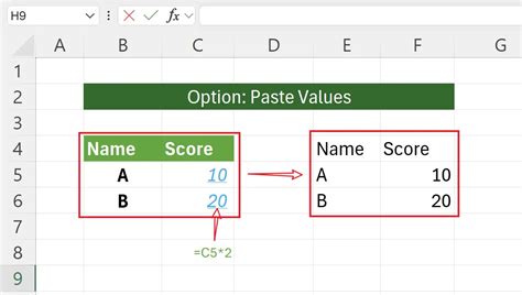Image result for Excel Paste Values Options