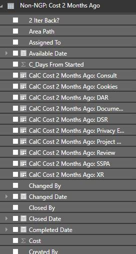 Unable to search fields for "ago" - Microsoft Fabric Community