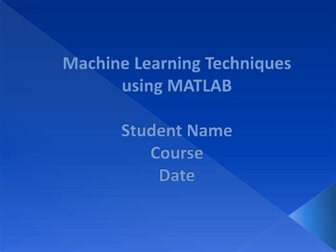 Image result for MATLAB Machine Learning Algorithm