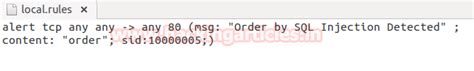 Detect SQL Injection Attack using Snort IDS - Hacking Articles
