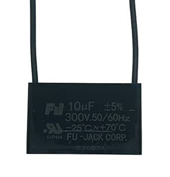 FAN CAPACITOR CBB61 10uf 250V 2 WIRE : Amazon.in: Electronics