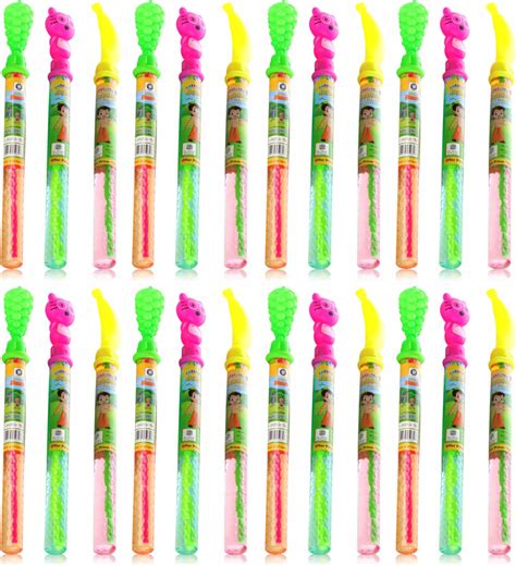Buy Aditi Toys Character Bubble Wands, Pack of 24 Bubble Sticks for ...