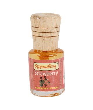 Strawberry Fragrance Diffuser by Sugandhim for Fruity Freshness