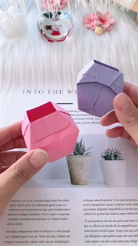Image result for Geometric Origami Box Tutorial