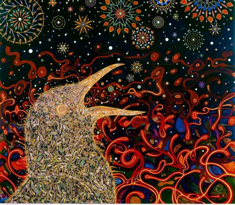 Starling - Fred Tomaselli Painting by Fred Tomaselli | Buy Posters ...
