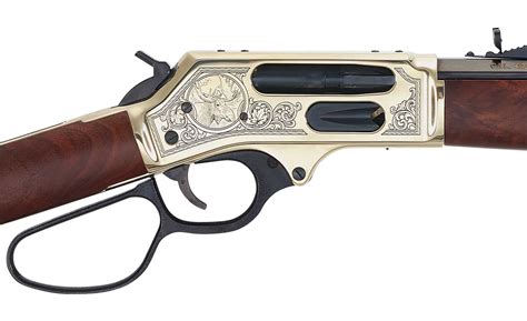 Henry H010-BGWL Brass Wildlife 45-70 Govt Lever Action 22" 4+1 Large ...