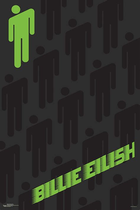 Buy Billie Eilish - Blohsh - Officially Licensed Poster 24x36 inches ...