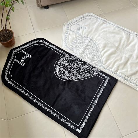 Custom 2 Prayer Mat Set With Heart, Couple Prayer Mat, Islamic Gift for ...