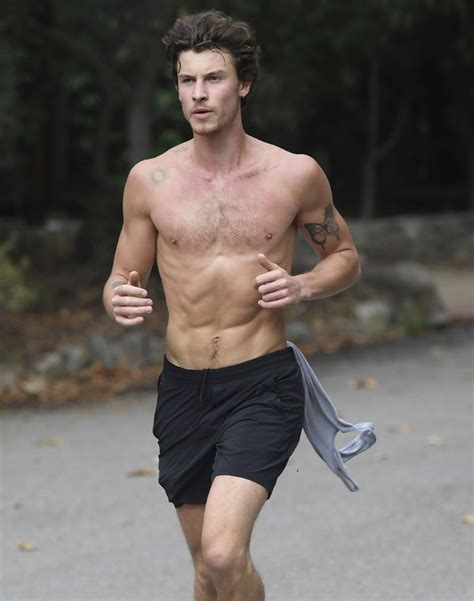 Shawn Mendes Shows Off Toned Body During Morning Run in Los Angeles