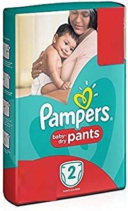 Pampers Pants Extra Small Size Diapers for New Born (2 Count) : Amazon ...
