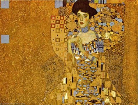 Adele Bloch-Bauer I, 1907 - Austrian Gallery, Vienna - Gustav Klimt ...