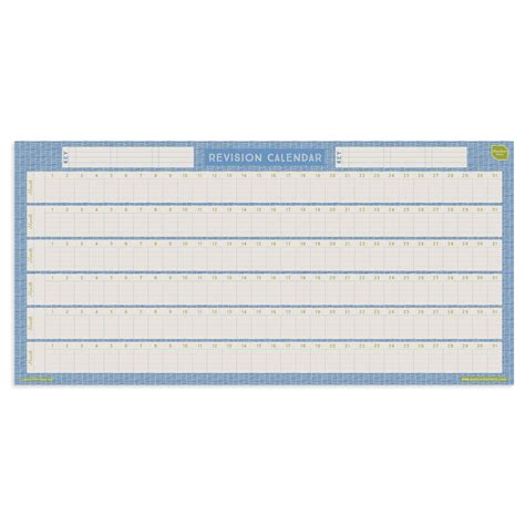 Buy Boxclever Press Exam Revision Wall Planner - Undated 6 Month Wall ...