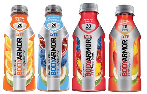 Bodyarmor Electrolyte LYTE Superdrink, 4 Flavor Variety Pack, 16 oz (P ...