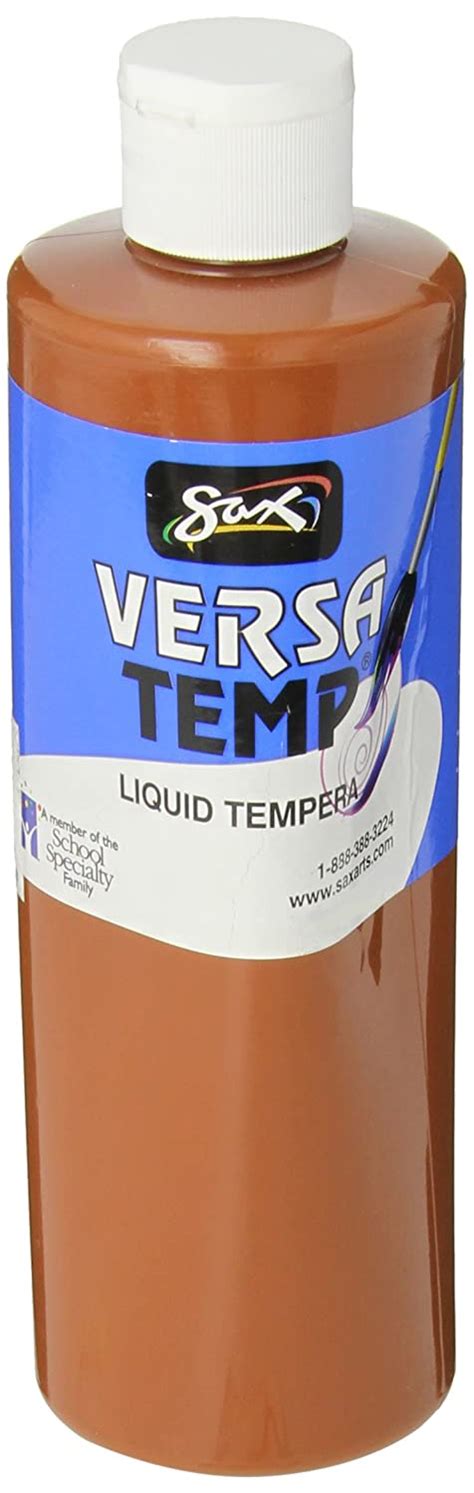 Sax Versatemp Tempera Paint - Pint - Brown : Amazon.in: Home Improvement