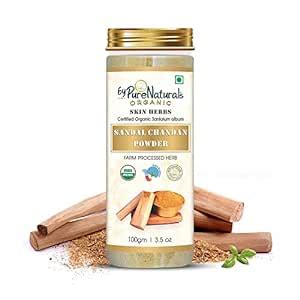 Buy byPureNaturals Organic Sandal Chandan Powder, 100gm | 100% Natural ...