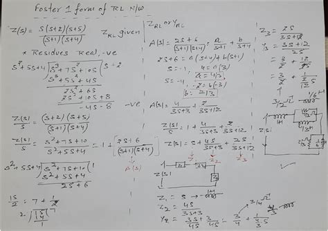 Lec- 121 to 124 RL Network Synthesis Complete. NAS - Foster 1 form of ...