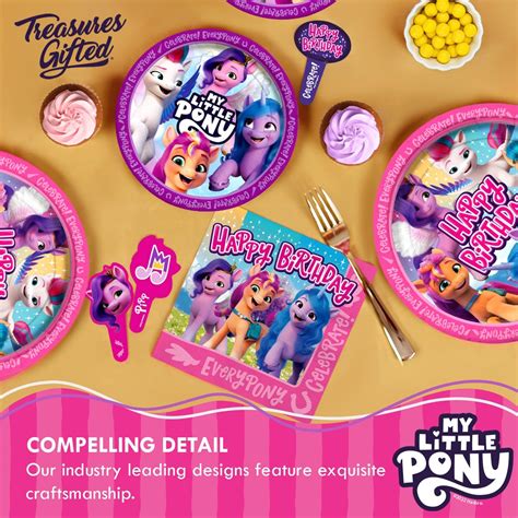 Buy Treasures Gifted My Little Pony Cupcake Toppers and Wrappers 24ct ...
