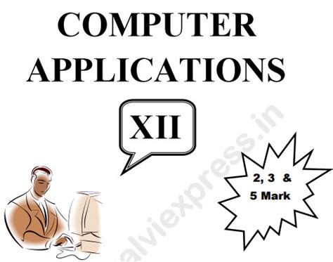 Image result for 12th Computer Application 2Mark
