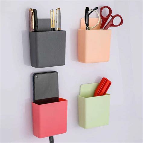 Multipurpose Wall Mounted Holder Stand - Pack of 4 | DeoDap