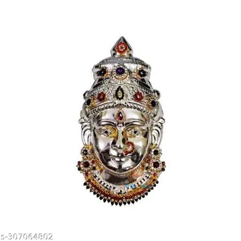 Decorative Silver Ammavari Face - Varalakshmi face - Amman Face - Laxm ...