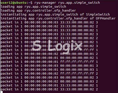 How to Test Ryu Controller with Simple Switch? | S-Logix