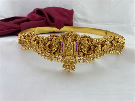 Gold Plated Silver Oddiyanam/Vaddanam | Elegant Bridal Silver Hip Belt ...