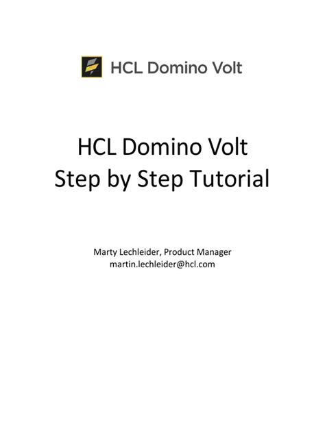 HCL Domino Tutorial 的图像结果