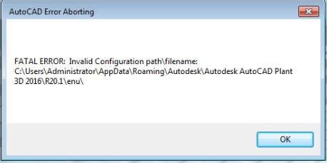 Image result for Fatal Error Invalid Configuration Path