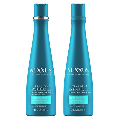 Amazon.com : Nexxus Ultralight Smooth Shampoo & Conditioner Weightless Smooth for Dry and Frizzy ...