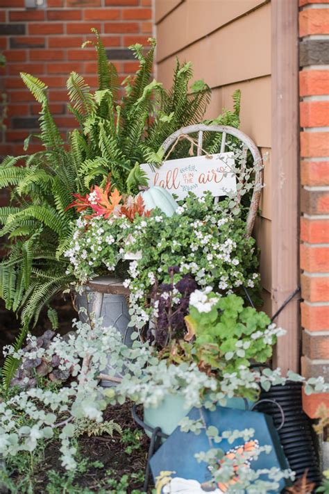 Front Step Fall Decor 的图像结果