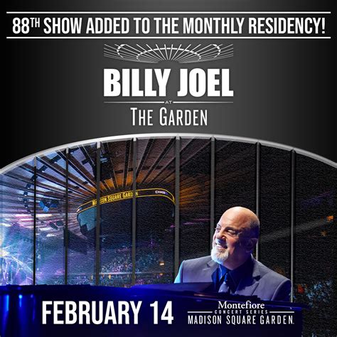 Billy Joel Announces Madison Square Garden Show February 14, 2023 ...
