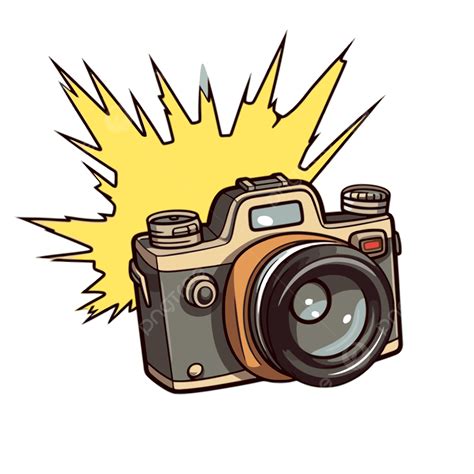 Camera With Flash Clip Art Free Camera Flash Clipart Template To Edit